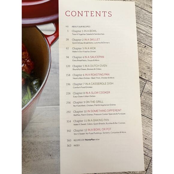 41067. Weight Watchers One Pot Cookbook 2012 HCDJ WW Recipes - Yum! - Picture 10 of 16